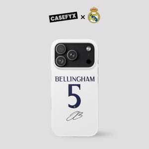 Jude Bellingham #5 Jersey Phone Case | Real Madrid Style Football Flexi Case iPhone, Samsung Cover image 2