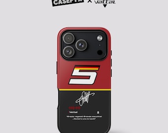 Sebastian Vettel "Grazie, ragazzi !" - Race Edition Phone Case