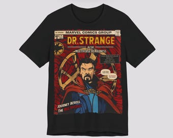 Dr. Strange Comic Cover T-shirt: Vintage Unisex Graphic Tee