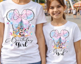 Minnie Mouse Birthday Shirt, Disney Birthday Family Shirt, Disney Birthday Squad Shirt, Disney Birthday Girl Shirt