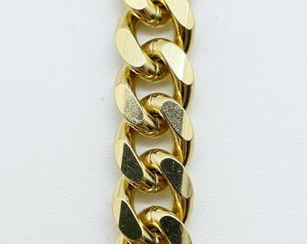 Collar de cadena de eslabones cubanos de 5,9 mm: regalo minimalista para el día a día.