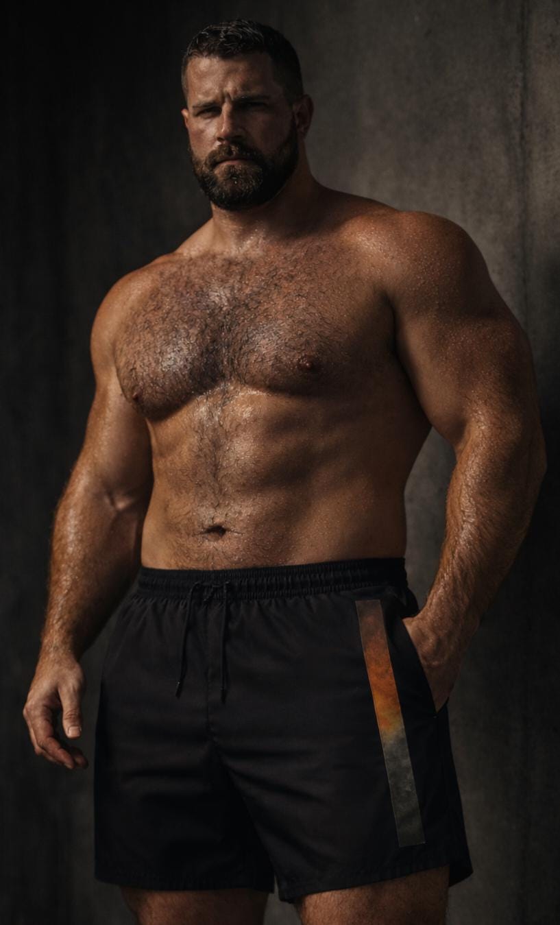 turcobear Left Code Swim Trunks