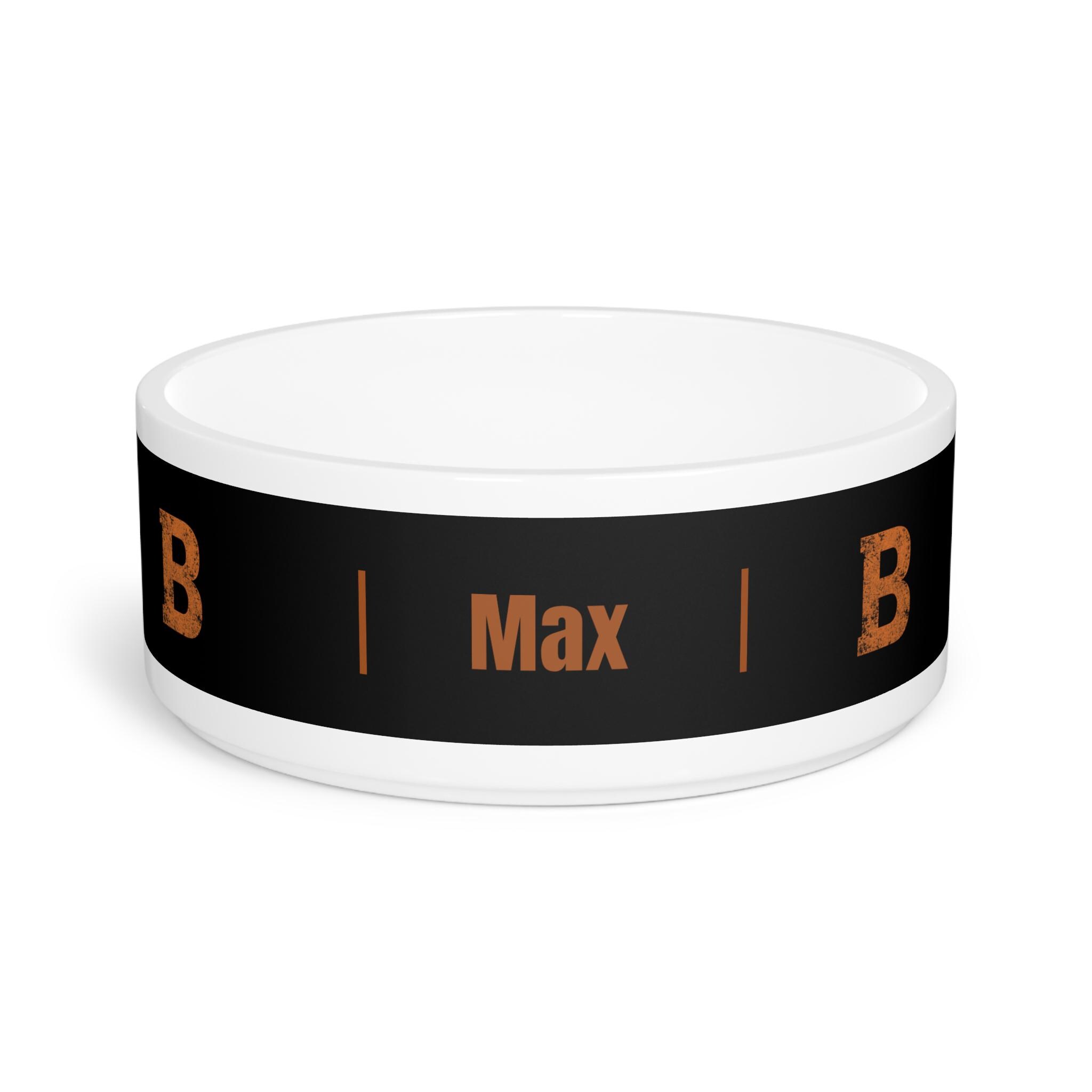 Personalized Ceramic Pet Bowl