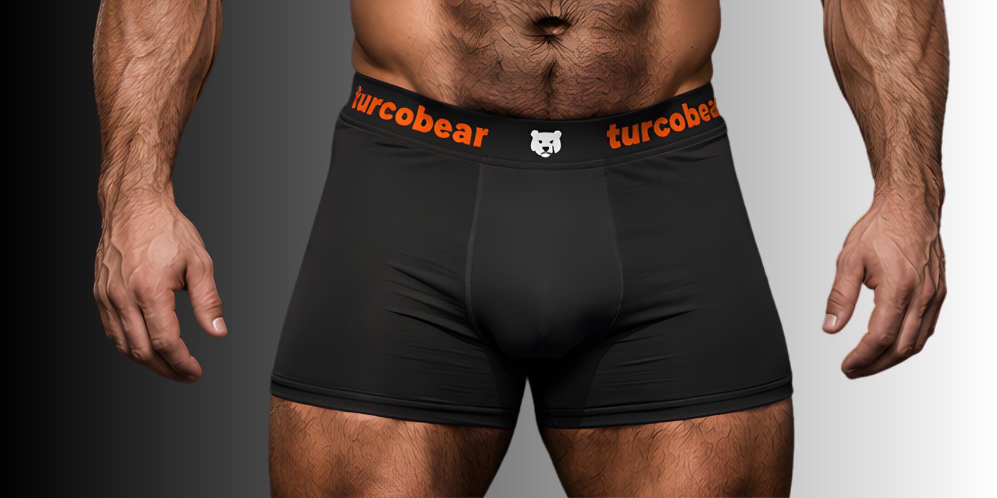 Mens Black Boxer Briefs Stretch Comfortable No Seam Breathable Under