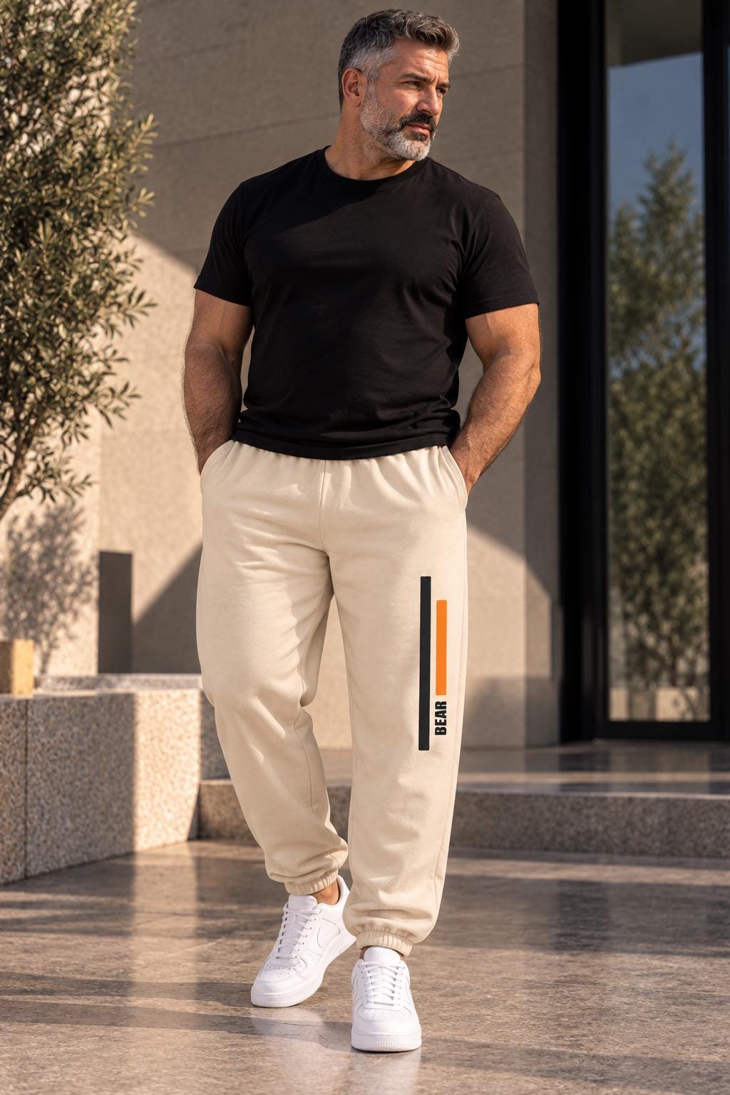 Ember Line Sweatpants   Mens Graphic Joggers  turcobear