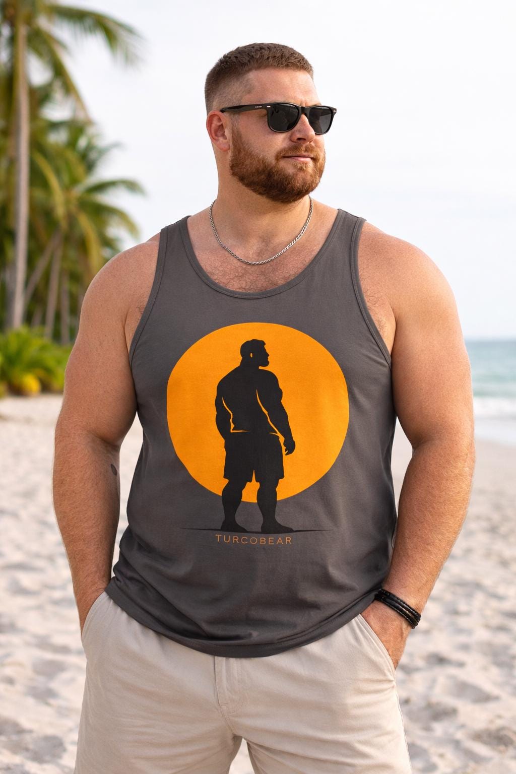 Gay Bear Tank Top Mens