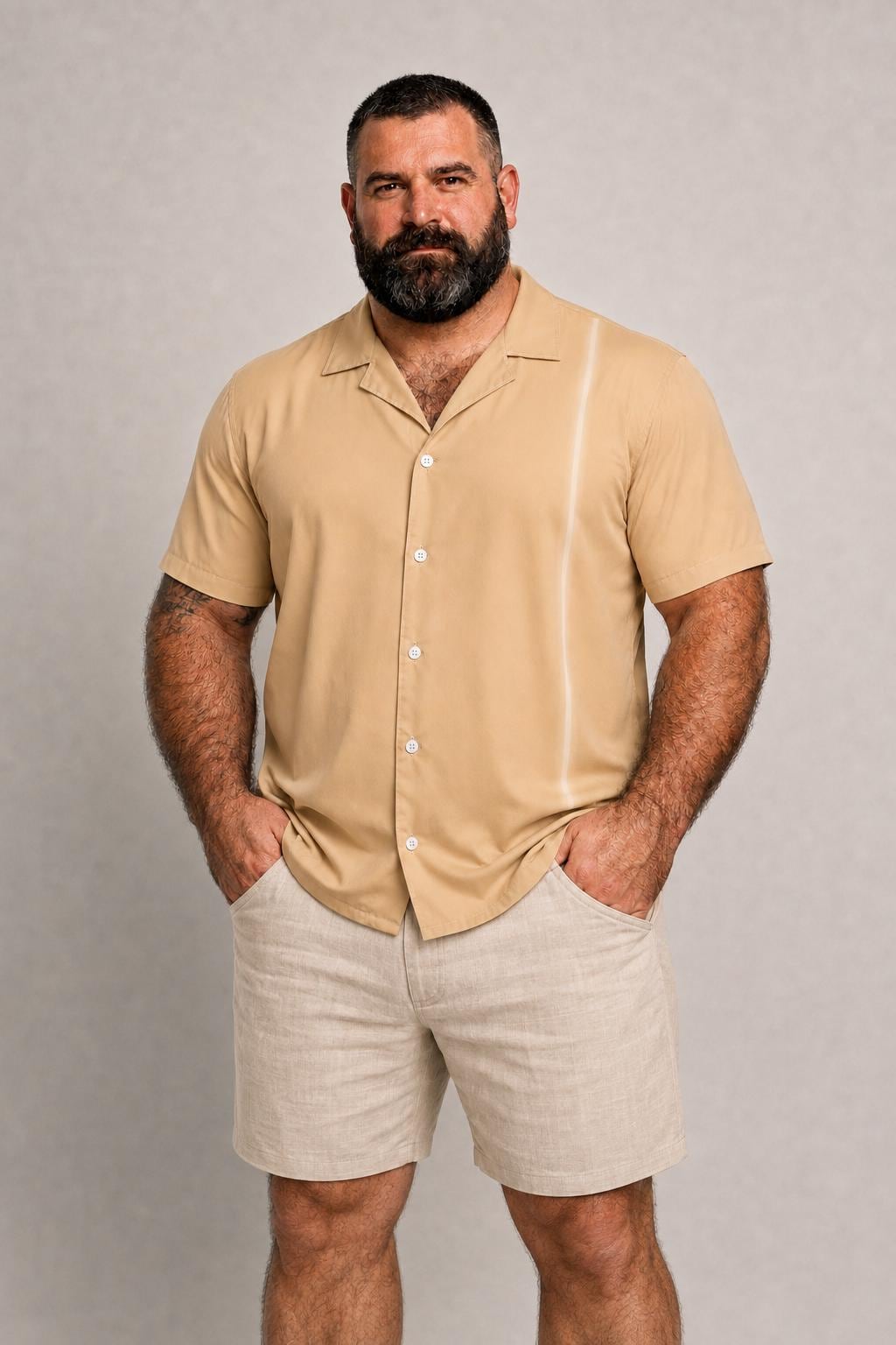 Champagne Beam Resort Shirt