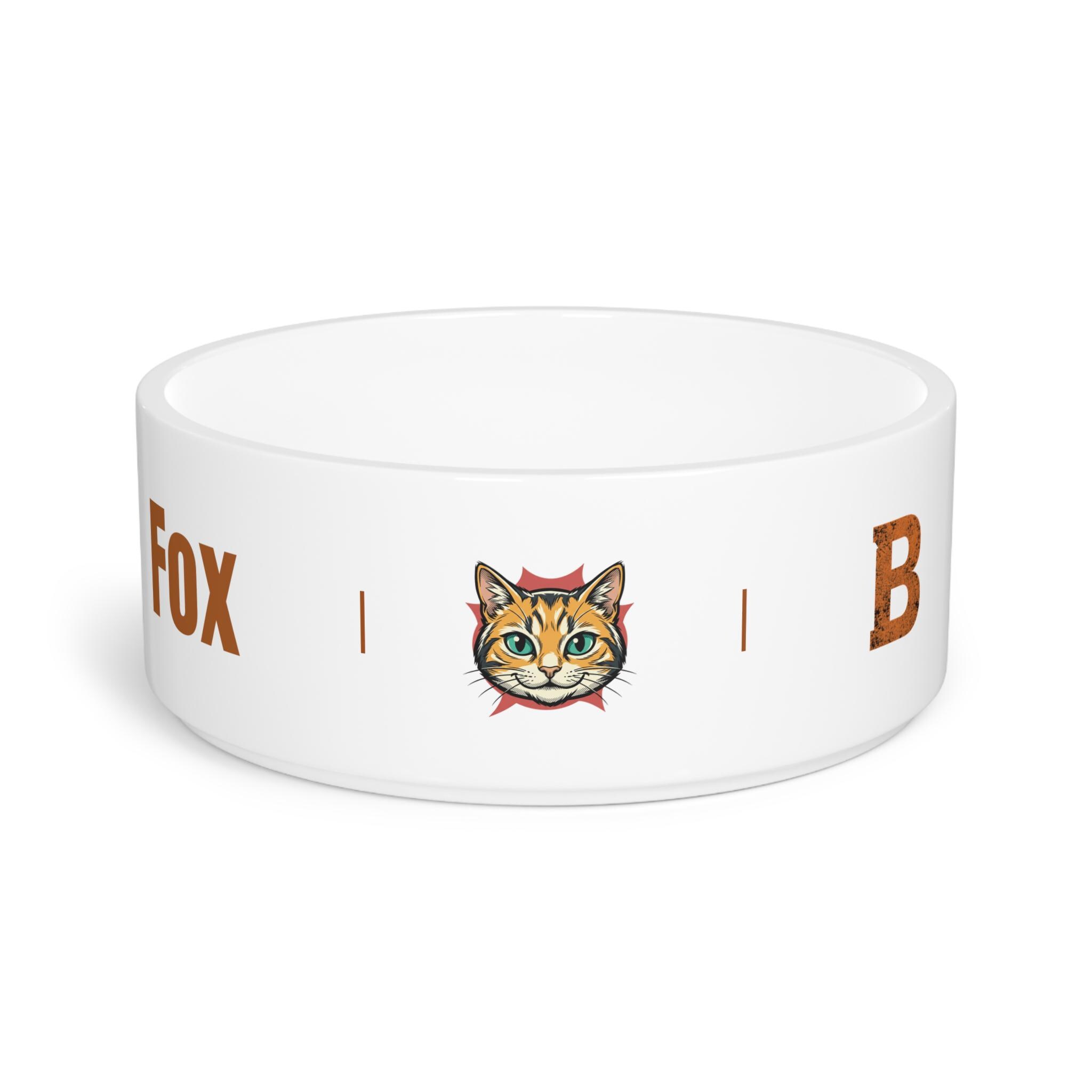 Personalized Ceramic Pet Bowl