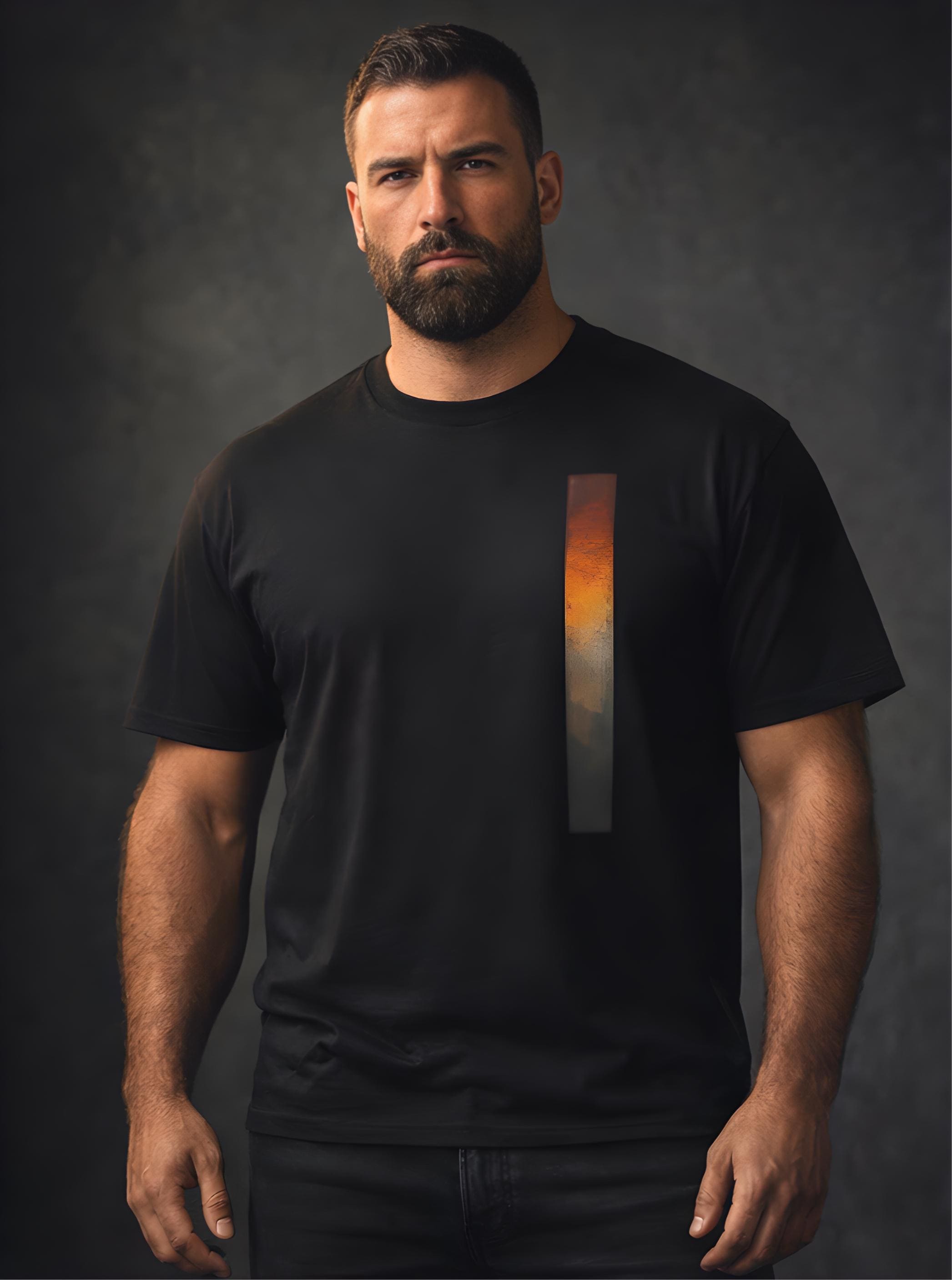 Men's Vertical Stripe T-Shirt