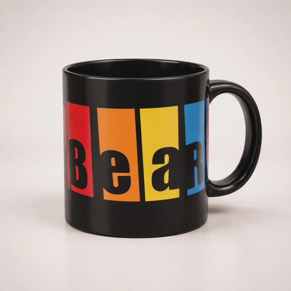 Turcobear Black Bear Coffee Mug