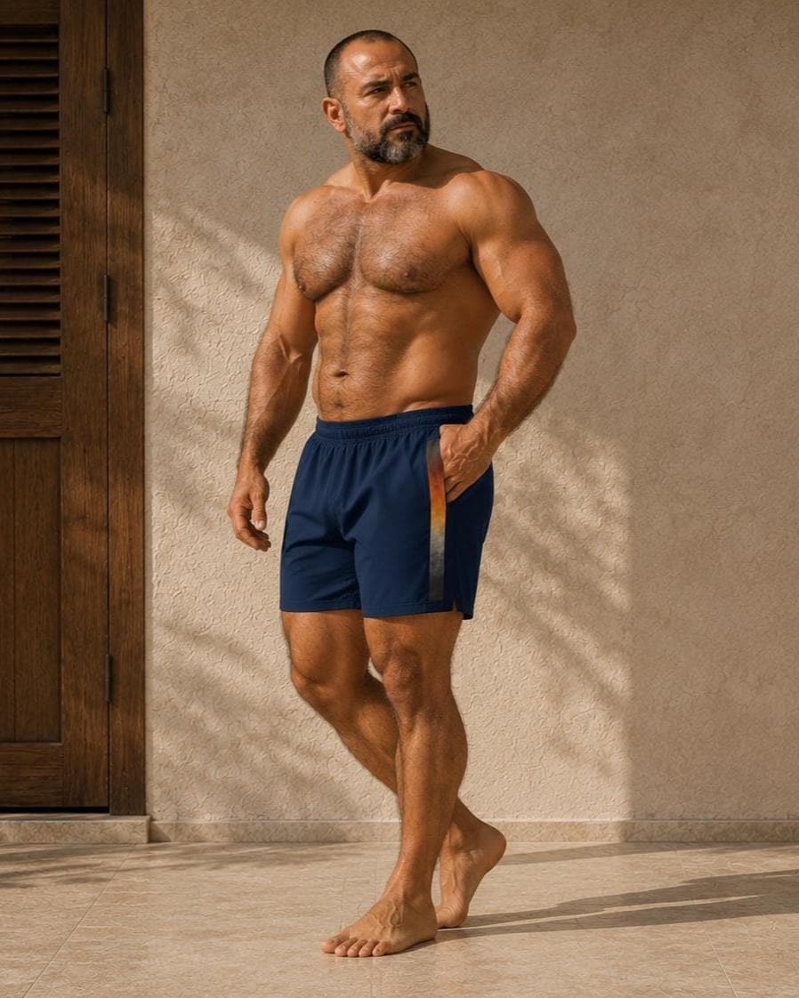 Navy Athletic Shorts | Lightweight Quick-Dry Men's Shorts