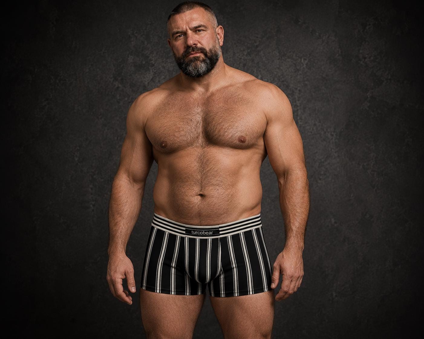 TurcoBear Black Stripe Boxer Briefs