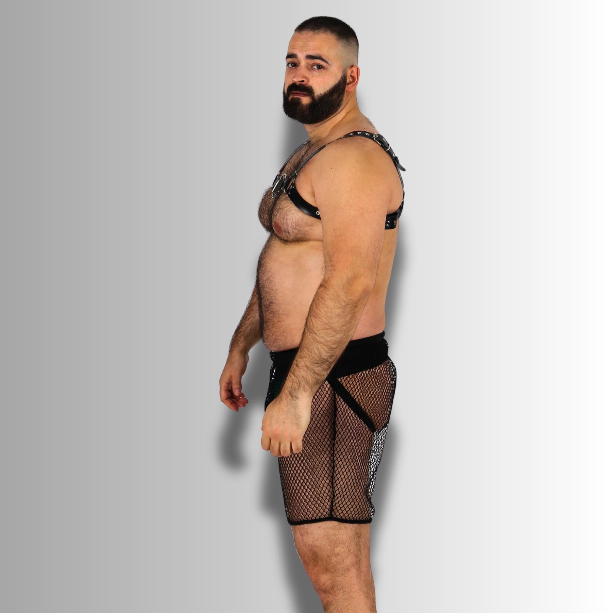 Mens Mesh Shorts Sexy Mens Shorts Black Mesh Shorts Gay Bear Shorts