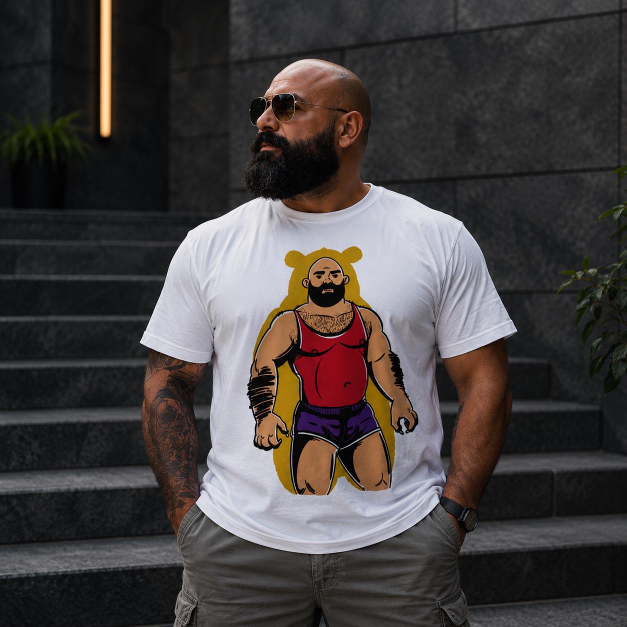 Turcobear Men’s Graphic Bear T-Shirt