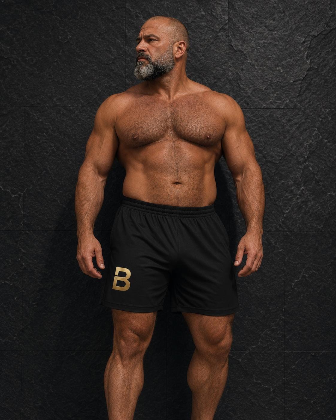 Men's Black Swim Shorts