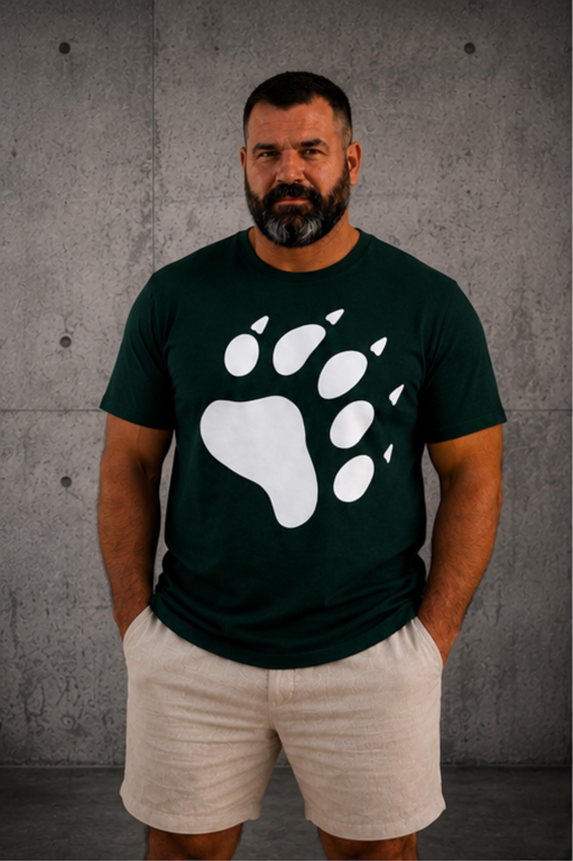 Men’s Bear Paw T-Shirt – Gay Bear Pride Tee, LGBTQ Gift for Him