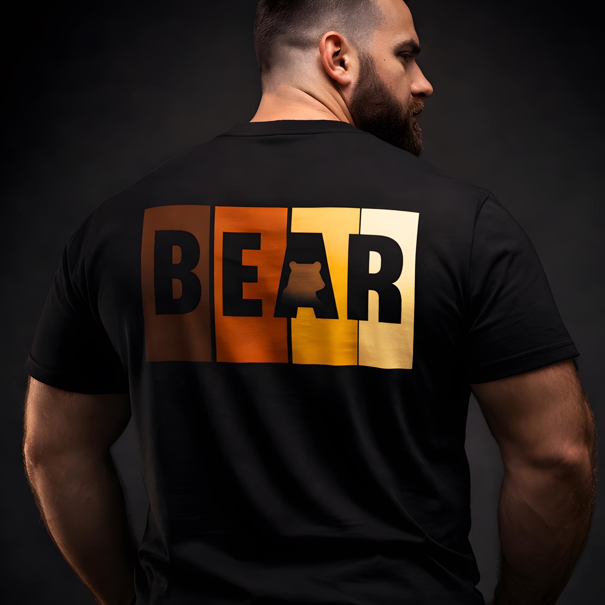 Men's Bear Graphic T-Shirt: Bold Streetwear