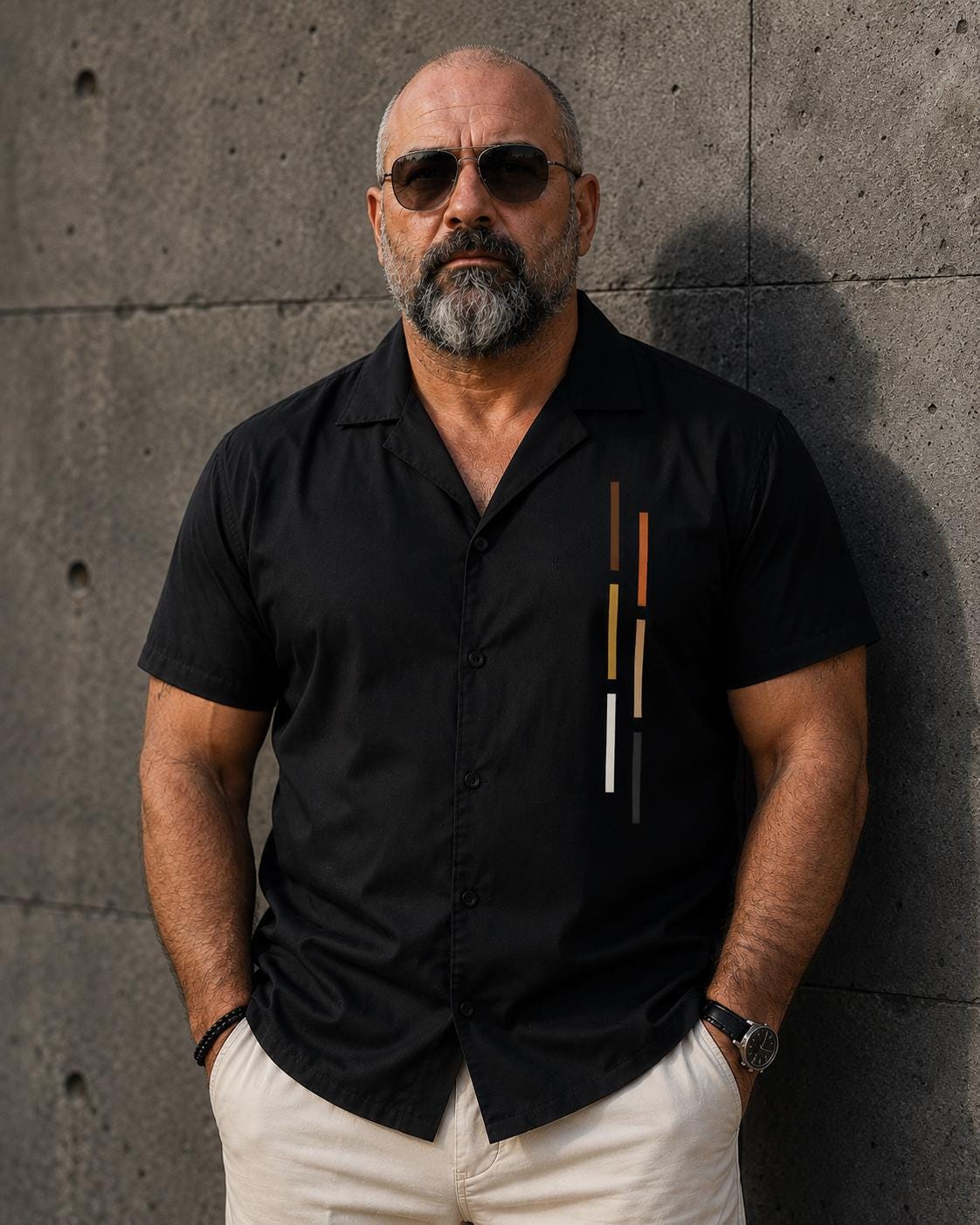 Men's Black Resort Shirt