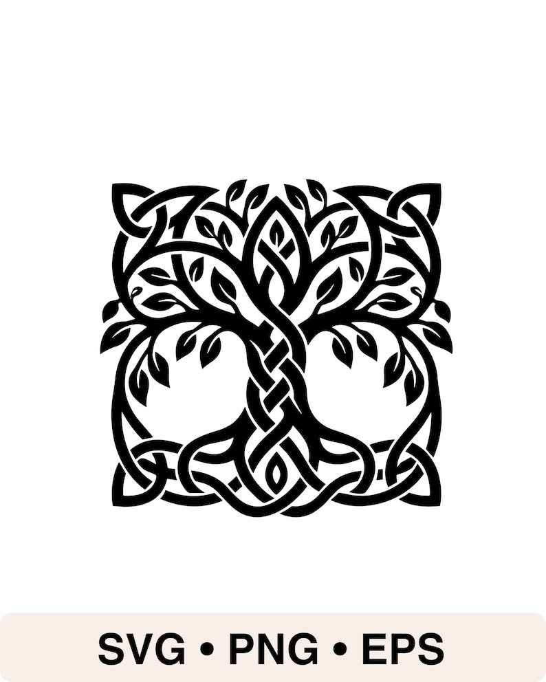 Problem Tree Visual Layout Tree of Life SVG Bundle, Celtic Tree Clipart, Spiritual Designs, Cricut ...