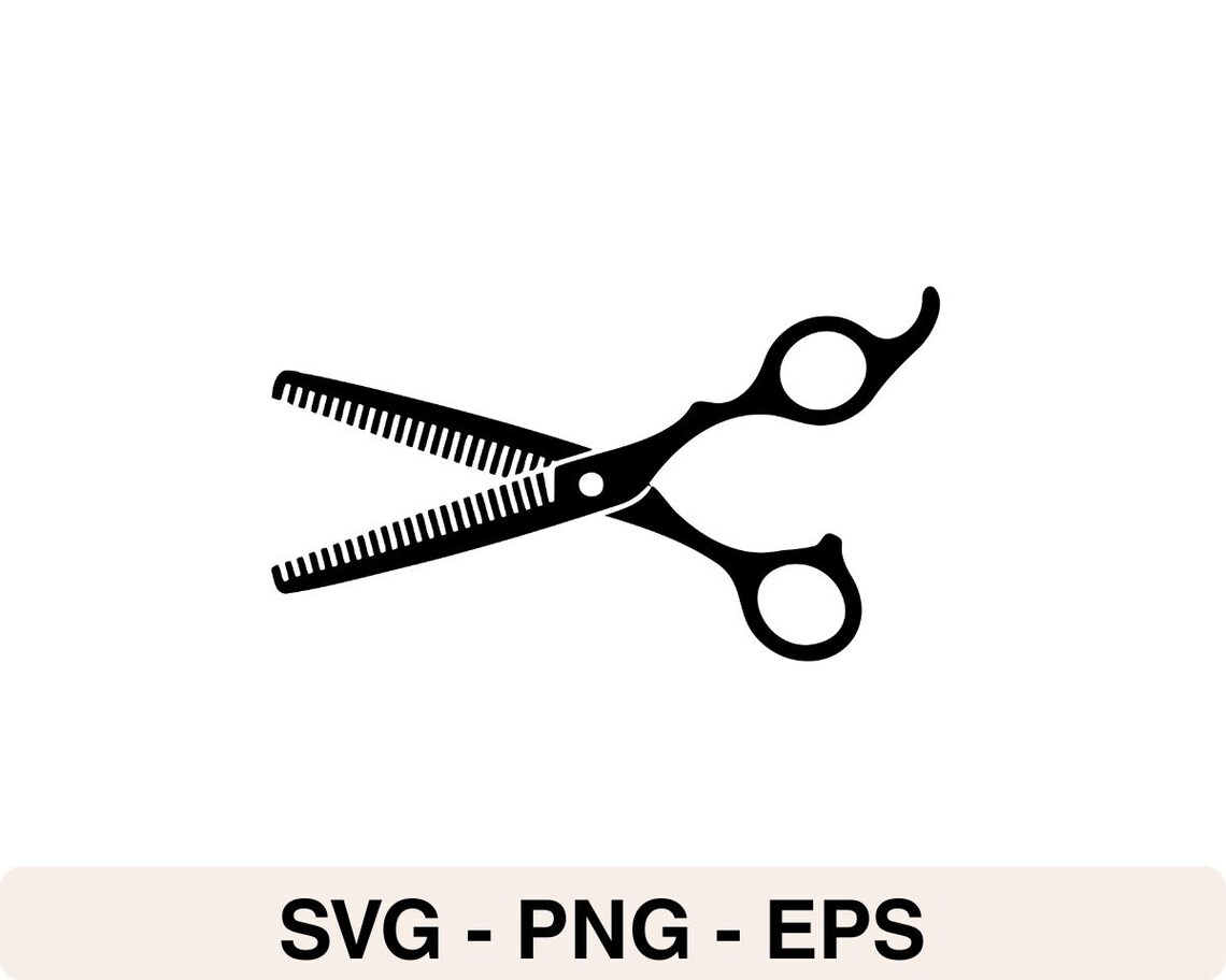 Barber Scissors SVG Bundle – Hair Cutting Shears Silhouette Clipart ...