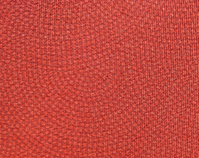 Vintage Japanese silk kimono fabric 92 cm x 36 cm burnt orange/ red brown silk 36" x 14"