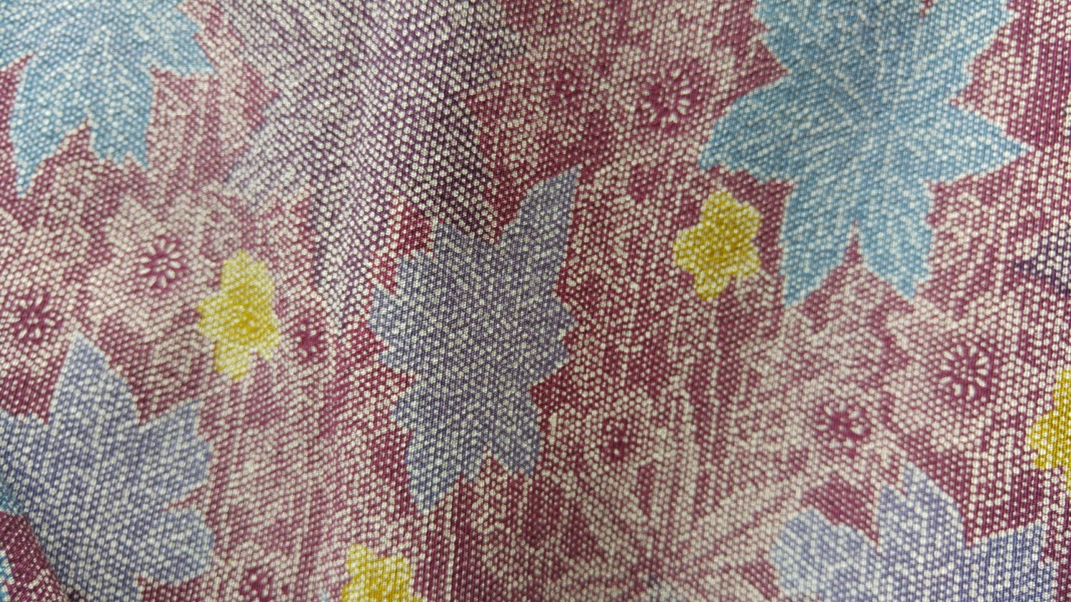 @@ 160 cm x 35 cm  Japanese kimono silk fabric/smooth crepe/ lavender AP48 