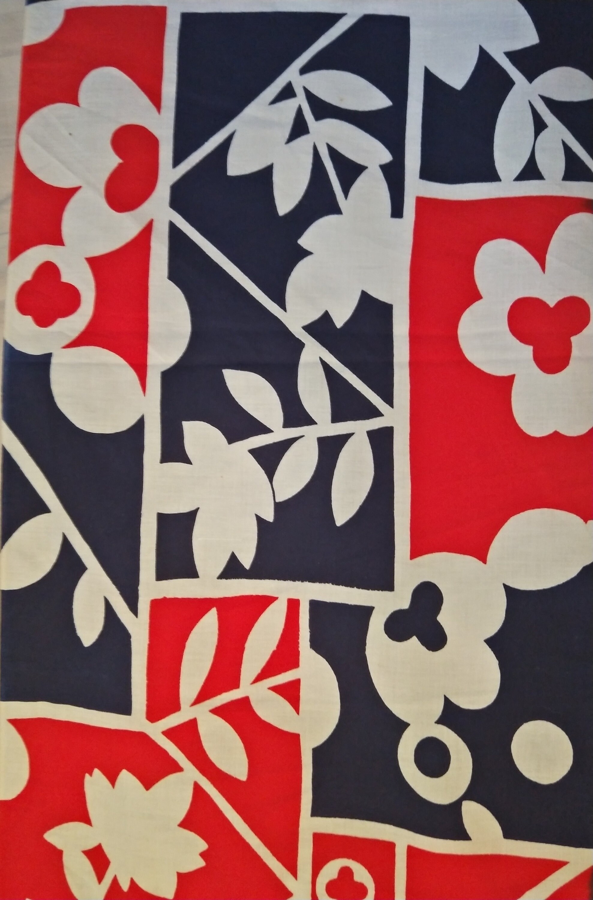 Japanese kimono cotton Retro yukata fabric 120 cm x 36 cm (46 x 14