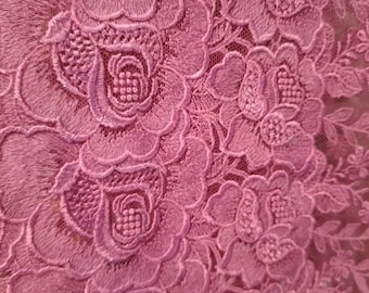 Vintage Japanese lace shawl for kimono dusky pink lace.