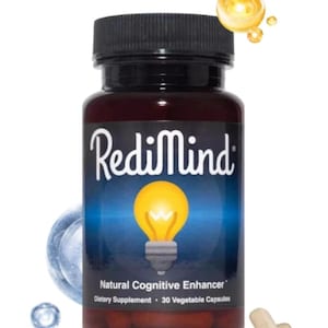 3 Pack RediMind Natural Cognitive Enhancer 30 Capsule image 1