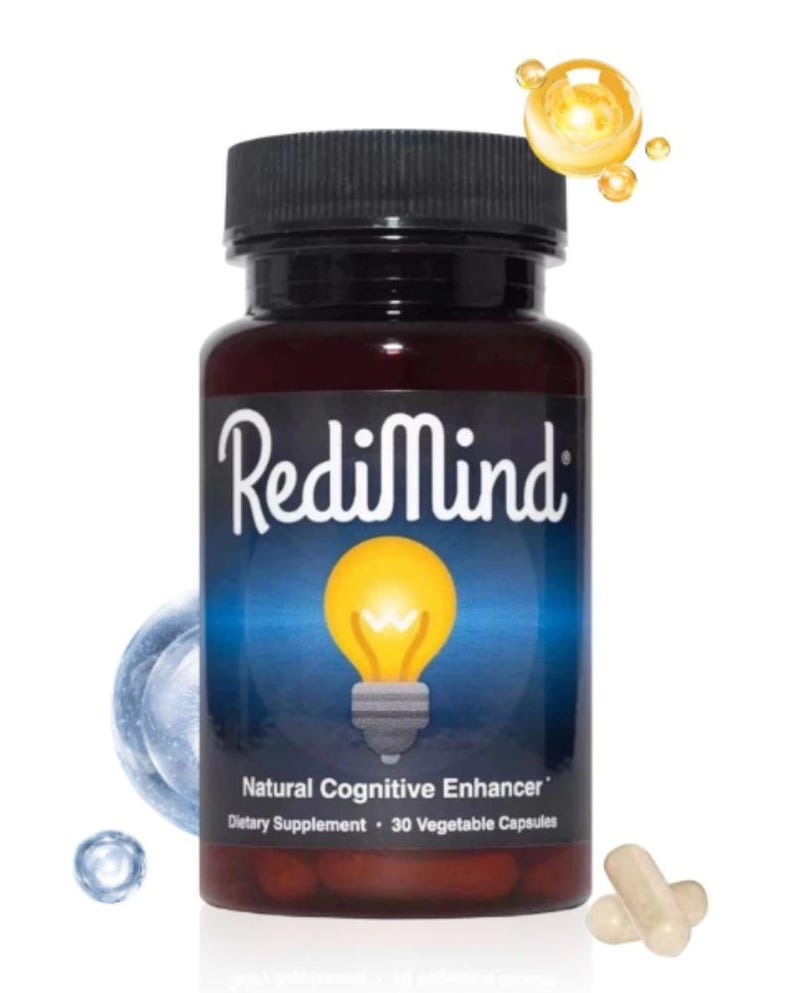 3 Pack RediMind Natural Cognitive Enhancer 30 Capsule image 1