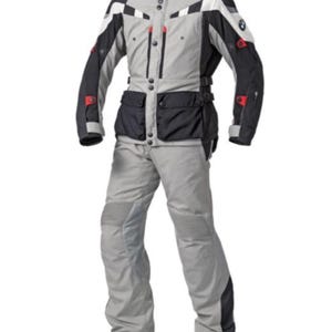 NORMAN Men's White Cordura Textile Motorcycle Jacket - CE Armour, Waterproof, Racing Style - View #6