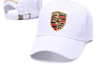 Porsche Embroidered logo hat tradition Baseball cap Golf hat Adjustable