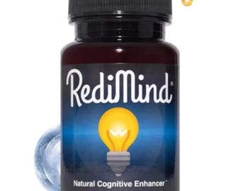 Lot de 3 activateurs cognitifs naturels RediMind, 30 gélules