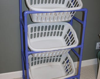 Space-Saving Laundry Organizer / Hamper Plans
