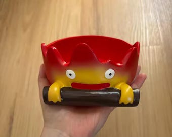 Calcifer Ghibli Key Holder Jewelry Holder Resin Tray Studio Howls Moving Castle