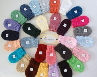 Mittens With String Etsy