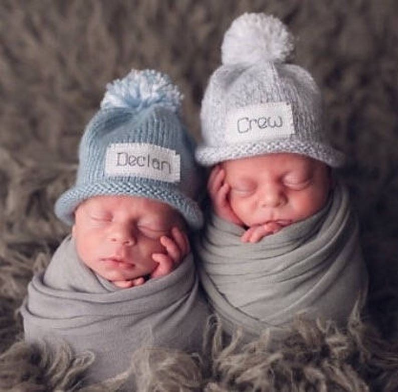 monogrammed hats for babies