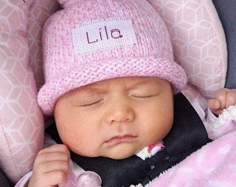 Micro Preemie, Preemie, Newborn , baby hat, knit. Beanie, winter hat, baby boy, baby girl, photo prop, baby shower gift, Personalized ,