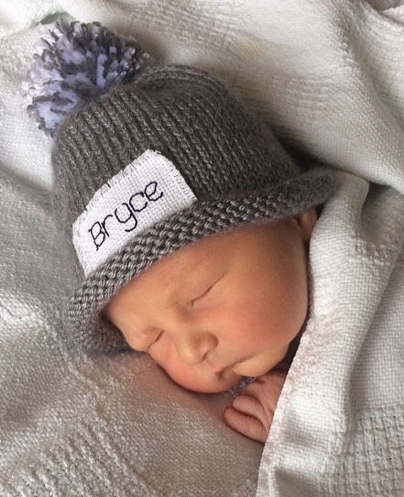 Knit Baby Hat Preemie Hat Baby Boy Hat Baby Girls Hat Etsy