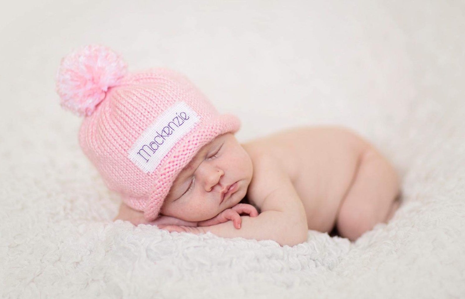 Personalized Baby Winter Hats Knit Baby Hat New Baby Etsy