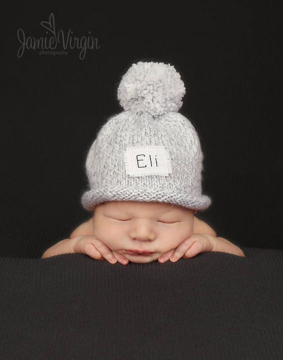 personalized winter hat baby