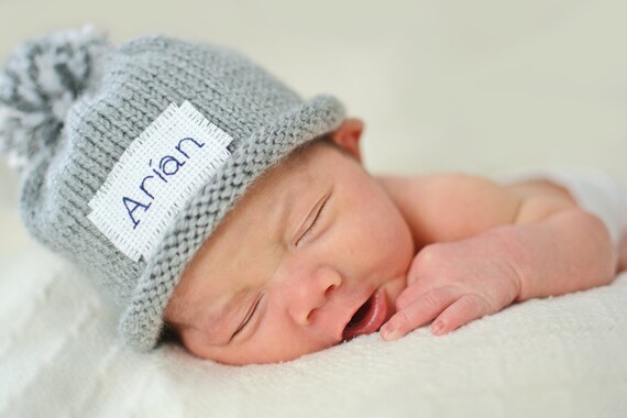Bebé niños bebé prematuro invierno Crochet Peluche Sombrero Gorro de pequeño azul beanie 5 6 lb