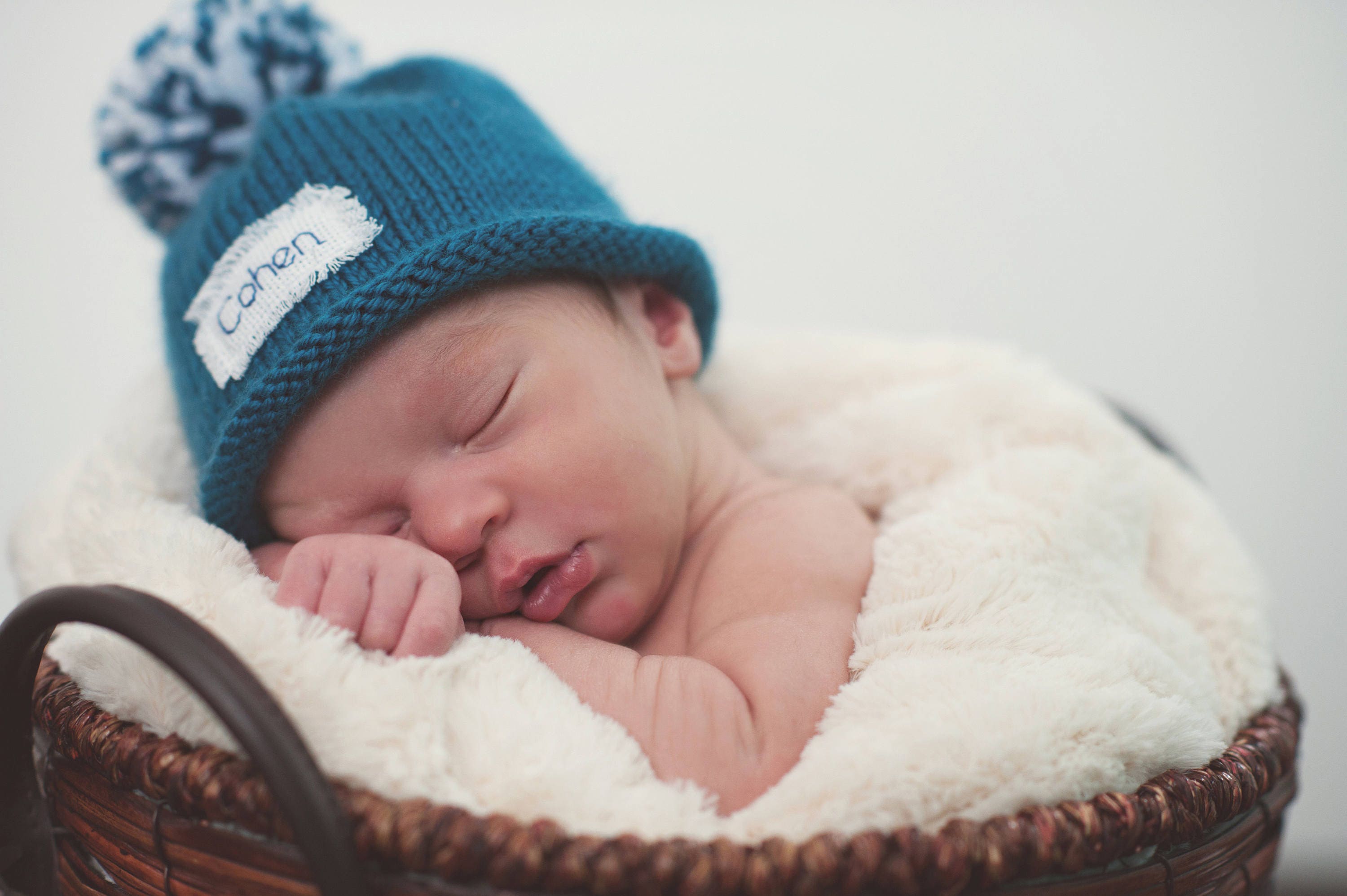 Personalized Newborn Hats  Monogrammed Baby Gifts – Preppy
