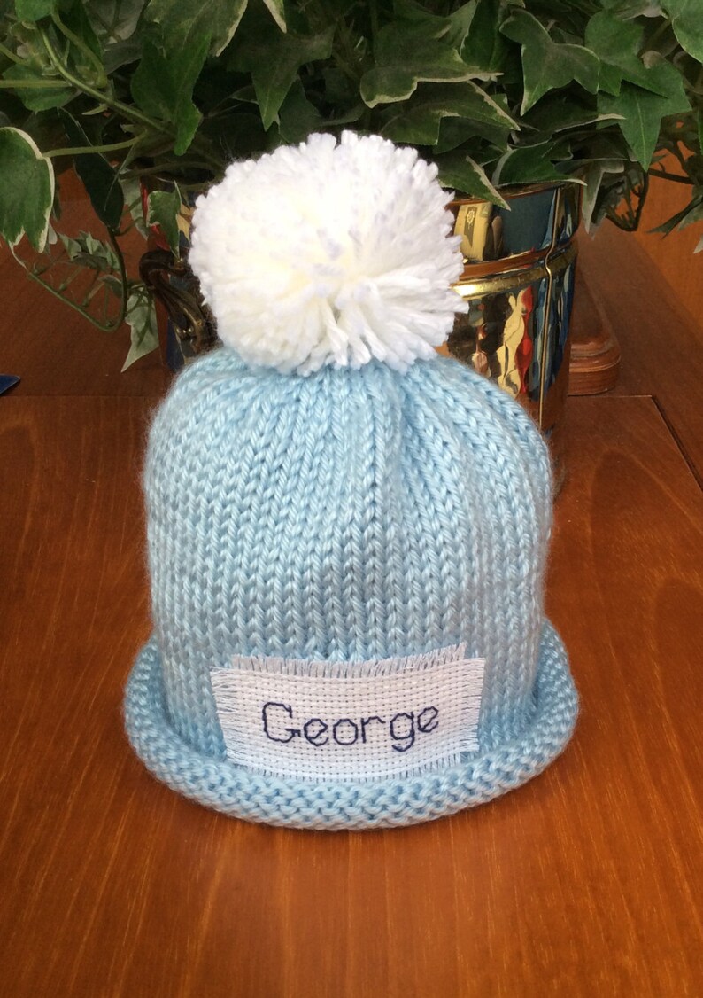 Baby hats personalized boy hats Baby hat monogram winter Etsy