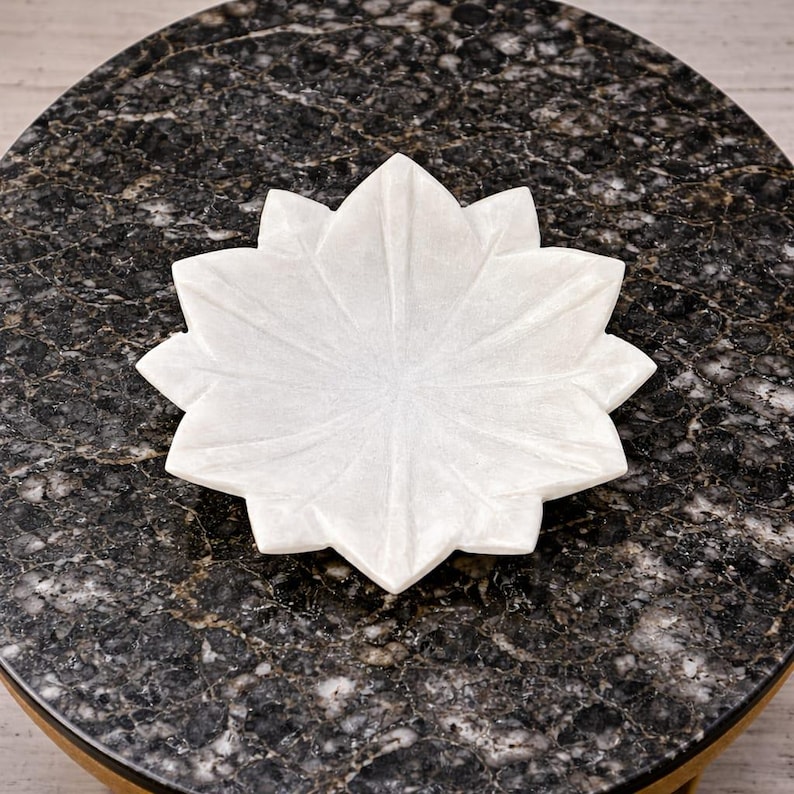 marble lotus plate decor, marble trinket dish lotus, white marble jewelry dish, marble catchall tray lotus, marble candle plate holder, lotus marble vanity tray, small marble decor tray, marble pooja decor plate, marble diya plate holder, marble ring holder dish, marble lotus plate, trinket dish marble, jewelry dish, catchall tray, marble tray, vanity tray, candle plate, diya plate, pooja decor, marble decor, ring holder dish, small marble tray, home decor tray