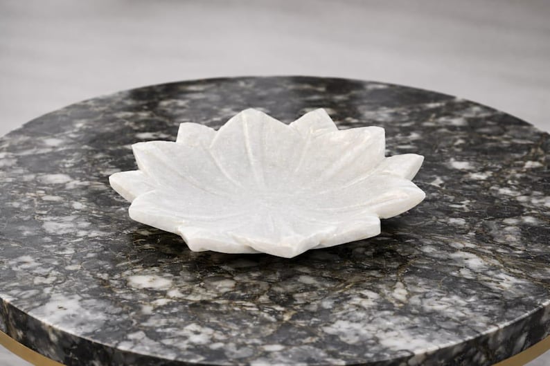 marble lotus plate decor, marble trinket dish lotus, white marble jewelry dish, marble catchall tray lotus, marble candle plate holder, lotus marble vanity tray, small marble decor tray, marble pooja decor plate, marble diya plate holder, marble ring holder dish, marble lotus plate, trinket dish marble, jewelry dish, catchall tray, marble tray, vanity tray, candle plate, diya plate, pooja decor, marble decor, ring holder dish, small marble tray, home decor tray