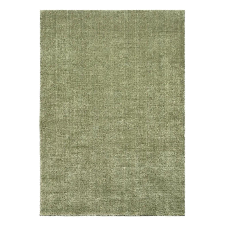 Hand Tufted Wool Rug | Sage Green Solid Area Carpet for Living Room ...