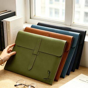 Personalisierte A4 Leder Schnalle Datei Tasche Wasserdicht Verdickte Große Kapazität Business Dokumenten Organizer Benutzerdefiniertes Logo Vertrags Aufbewahrungsordner