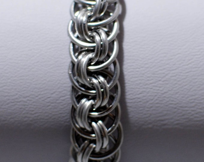 Silver Viper Basket Weave Bracelet Ready to Ship Etsy