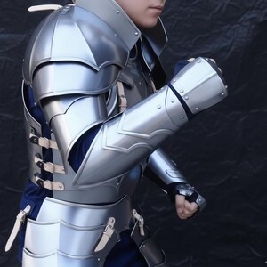 中世騎士の手作りスチールプレートアーマー - LARP、コスプレ、ファンタジー装飾、コレクターギフト 画像 8